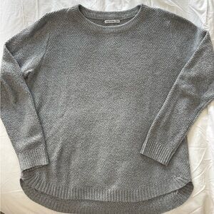 Pink Clover Nickole Textured Gray Women's Sweater